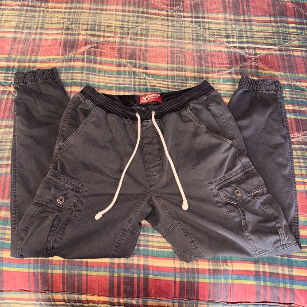 Men's Gray Cargo Pants